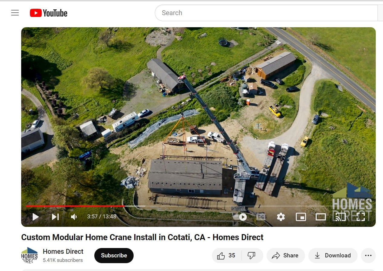 Drone footage in video marketing