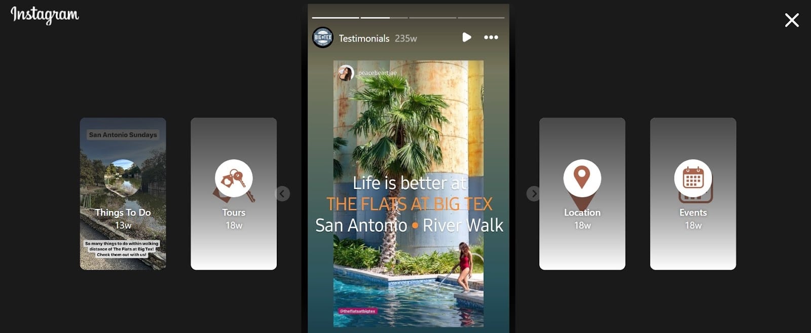 Instagram storytelling