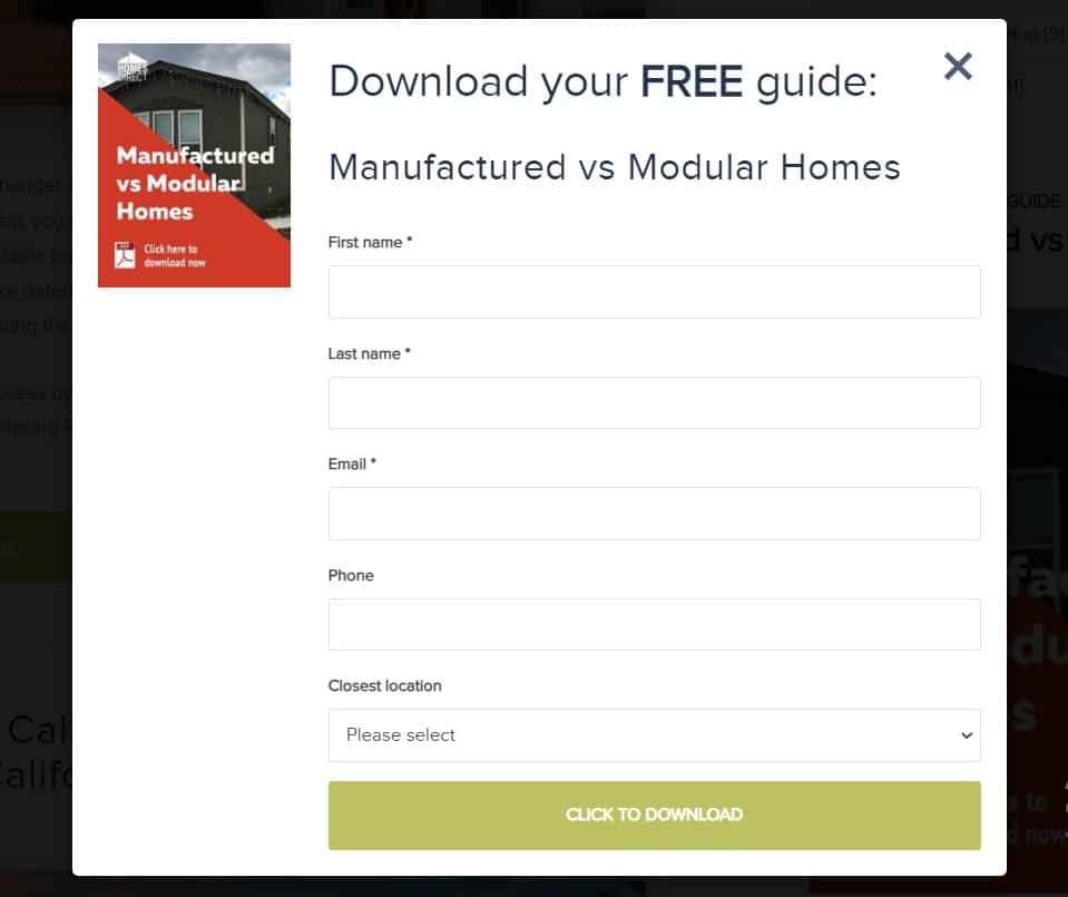 Real estate lead generation